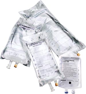 Dextrose / Sodium Chloride 5% - 0.9% IV Solution Flexible Bag 500 mL Caloric Agent (1/EA 24/CS) by B Braun Medical, Inc.  ID L6101